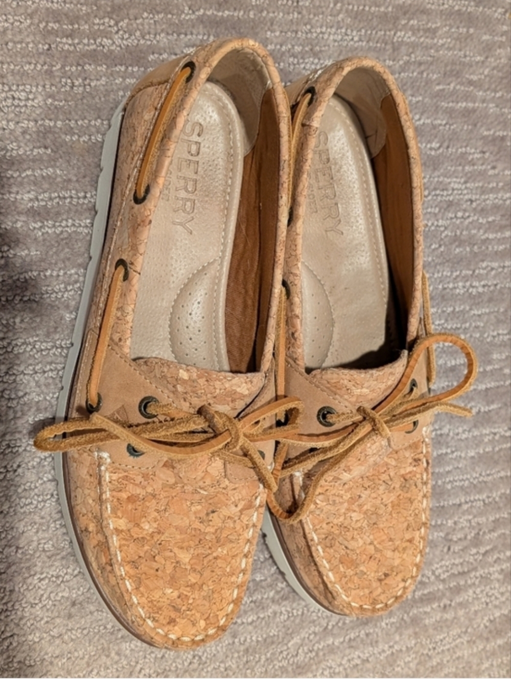 Sperry Cork Boat Shoes - Picture 3 of 9